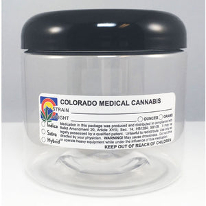 COLORADO Cannabis State Warning Label | Strain Label | 3“ x 1“ | 500 Stickers