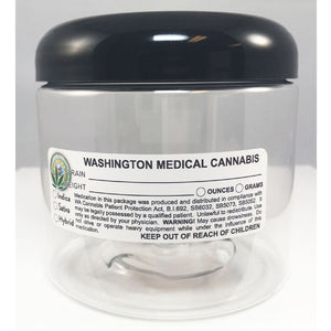 WASHINGTON Cannabis State Warning Label | Strain Label | 3“ x 1“ | 500 Stickers