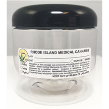 Load image into Gallery viewer, RHODE ISLAND Cannabis State Warning Label | Strain Label | 3“ x 1“ | 500 Stickers