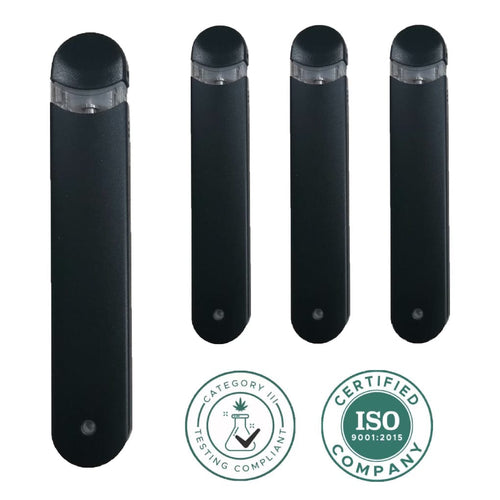 BLACK | Disposable Vape Cartridge | 1 mL Tank | 280mAh Rechargeable