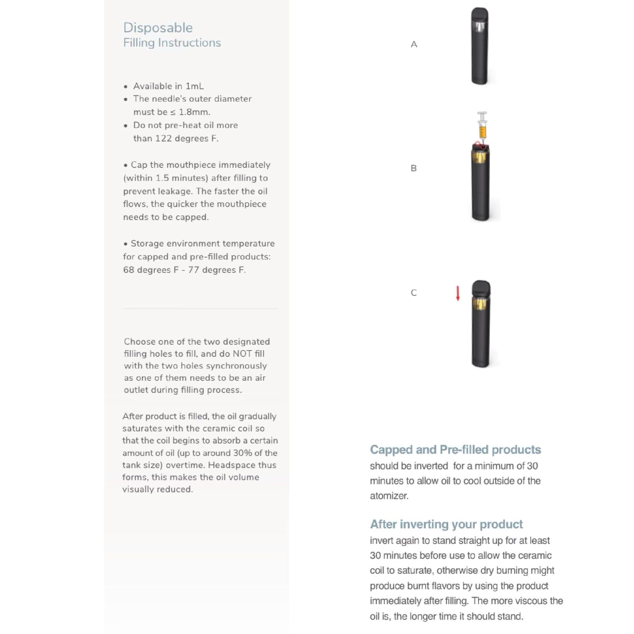 BLACK | Disposable Vape Pen | 1 mL Tank | 350mAh Rechargeable | Creative Labz: Packaging Solutions BLACK | Disposable Vape Pen | 1 mL Tank | 350mAh Rechargeable | Creative Labz: Packaging Solutions