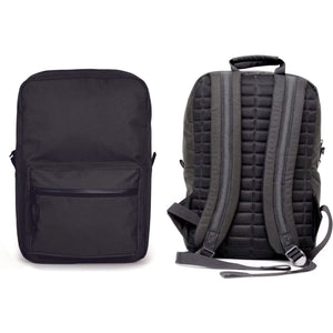 BLACK Smell Proof Book Bag | Carbon Lined | Insert Included