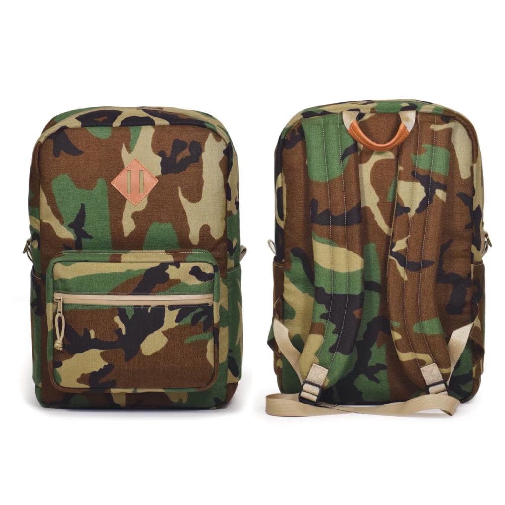 CAMO Smell Proof Book Bag | Carbon Lined | Insert Included