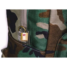 Load image into Gallery viewer, CAMO Smell Proof Book Bag | Carbon Lined | Insert Included