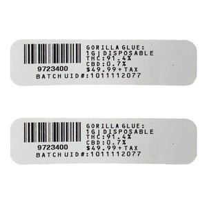 Disposable Vape Strain Labeling | .5 x 2 | Creative Labz: Packaging Solutions Disposable Vape Strain Labeling | .5 x 2 | Creative Labz: Packaging Solutions