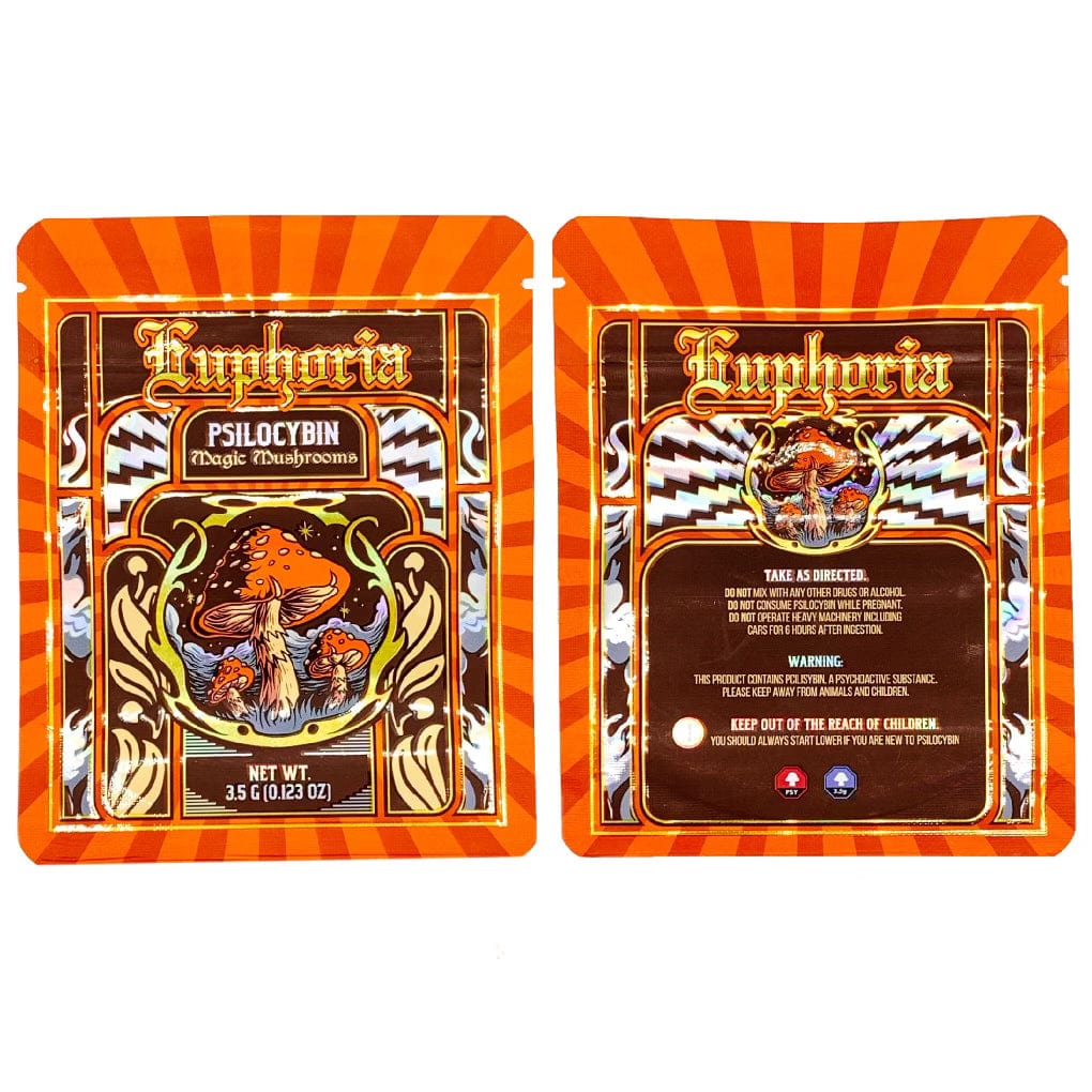 3.5g Mylar Bags | Resealable 8th Bag Packaging | EUPHORIA | Creative ...