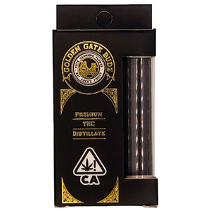 GOLDEN GATE BUDZ | 510 Cartridge Box Packaging | .5-1mL