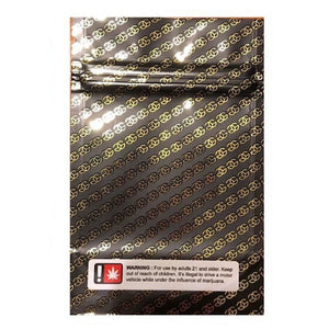 GOLDEN GRAMZ | 3.5g Mylar Bags | Resealable 8th Barrier Bag Packaging 3.5 Gram