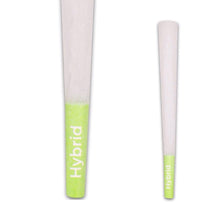 Load image into Gallery viewer, HYBRID Green Tipped 109 mm Pre-Rolled Cones - Refined White