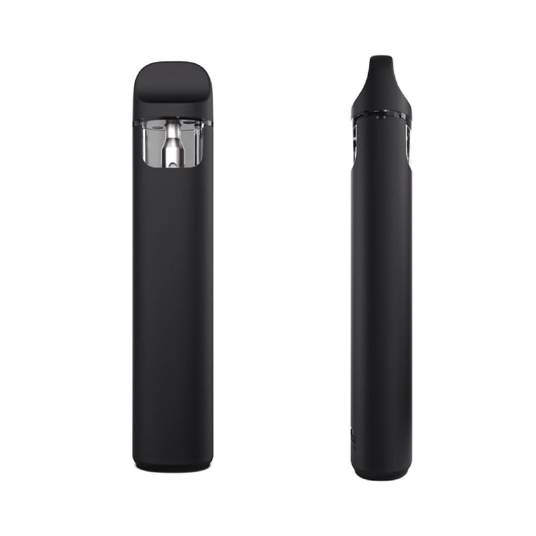 BLACK | Disposable Vape Pen | 1.0mL Visible Tank | 350mAh Rechargeable