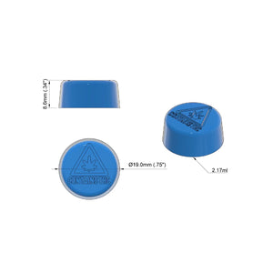 Coin Gummy Edible Mold | MASSACHUSETTES THC Symbol | 2.17 mL | Silicone