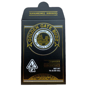 GOLDEN GATE BUDZ | Concentrate Packaging | Extract Shatter Envelope | 2.25”x3.25”