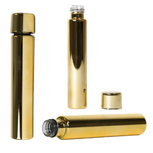 Load image into Gallery viewer, GOLD | 115mm Glass Pre-Roll Packaging Tube | Child Resistant | Gold Cap
