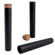 Load image into Gallery viewer, MATTE BLACK | 125mm Glass Pre-Roll Packaging Tube | T-Cork Cap