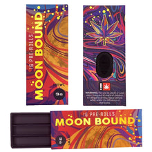 Load image into Gallery viewer, MOON BOUND | Pre-Roll 109mm Packaging | 109mm 3 Pack Boxes | Child Resistant