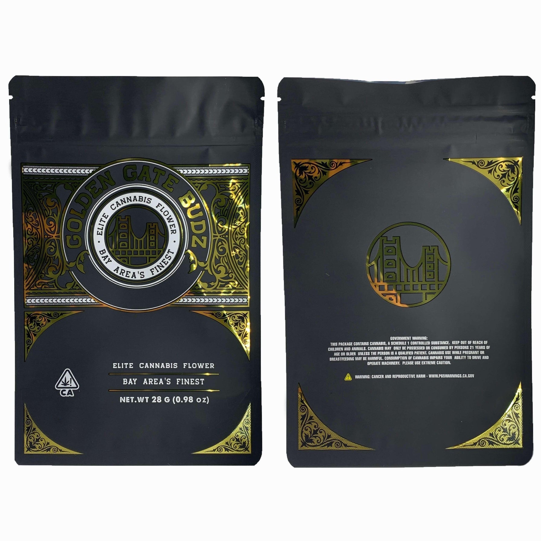 Cannabis Bags / Cannabis Pouches / Custom Printed Cannabis Packaging