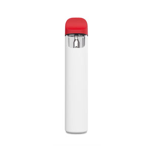 WHITE & RED | Disposable Vape Pen | 1.0mL Visible Tank | 350mAh Rechargeable
