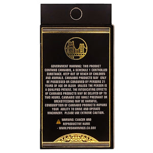 GOLDEN GATE BUDZ | 510 Cartridge Box Packaging | .5-1mL