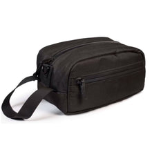Load image into Gallery viewer, BLACK Smell Proof Toiletry Bag | Carbon Lined | SMALL