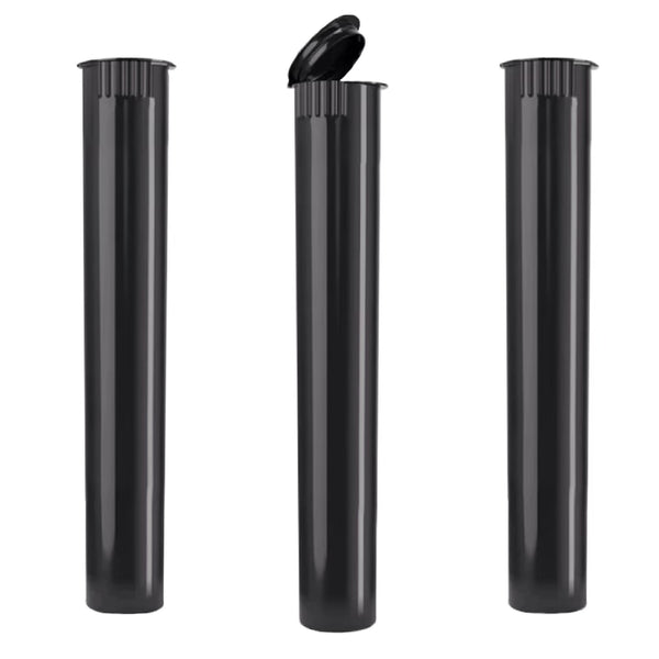 80mm 98mm 116mm Herbal Pre Roll Container Plastic Smell Proof Tube Pop Top  Tube Vial with Child Proof Lid Black Hinged Plastic Cone Pack - China Mini  Preroll, Vial Tube