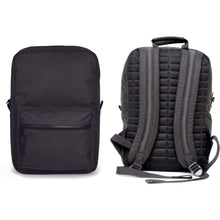 Load image into Gallery viewer, BLACK Smell Proof Book Bag | Carbon Lined | Insert Included