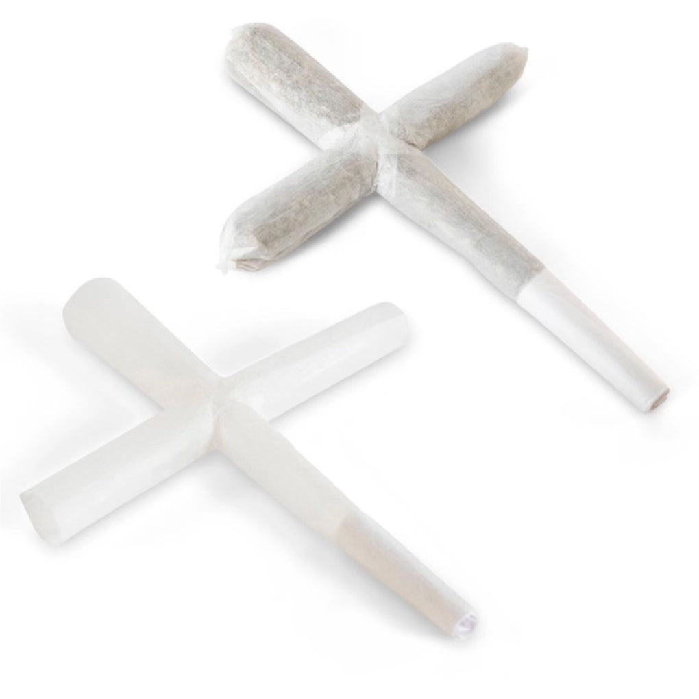 Cross Joint | Refined White | 109mm Pre-Roll Cone | 3 Gram Kingsize