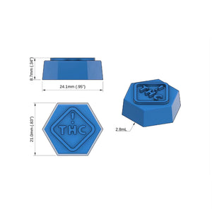 Hexagon Gummy Edible Mold | COLORADO THC Symbol | 2.8 mL | Silicone