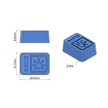 Load image into Gallery viewer, Cube Gummy Edible Mold | NEVADA THC Symbol | 4 mL | Silicone