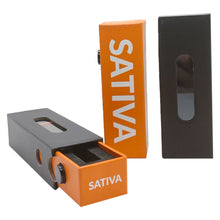 Load image into Gallery viewer, SATIVA | Child Resistant | 510 Cartridge Box Packaging | .5-1mL