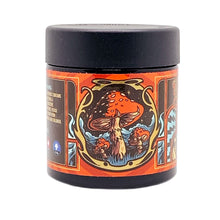 Load image into Gallery viewer, EUPHORIA | 3.5g Black Glass Jars | Child Resistant | Magic Mushroom 8th Packaging