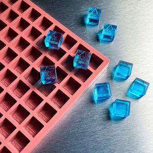 Cube Gummy Edible Mold | MASSACHUSETTES THC Symbol | 2.38 mL | Silicone