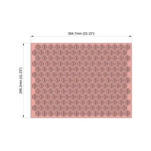 Hexagon Gummy Edible Mold | COLORADO THC Symbol | 2.8 mL | Silicone
