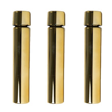 Load image into Gallery viewer, GOLD | 115mm Glass Pre-Roll Packaging Tube | Child Resistant | Gold Cap
