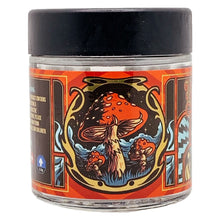 Load image into Gallery viewer, EUPHORIA | Microdose | 3oz Clear Glass Jars | Child Resistant | Magic Mushroom Packaging