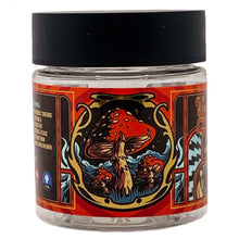 Load image into Gallery viewer, EUPHORIA | 3.5g Clear Plastic Jars | Child Resistant | Magic Mushroom 8th Packaging