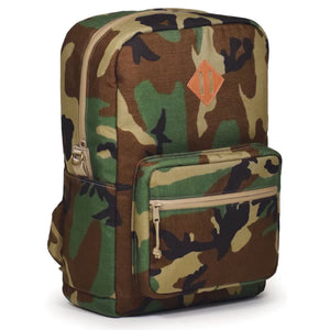 CAMO Smell Proof Book Bag | Carbon Lined | Insert Included