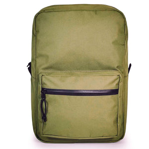 GREEN Smell Proof Book Bag | Carbon Lined | Insert Included