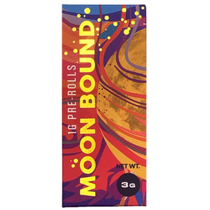 MOON BOUND | Pre-Roll 109mm Packaging | 109mm 3 Pack Boxes | Child Resistant