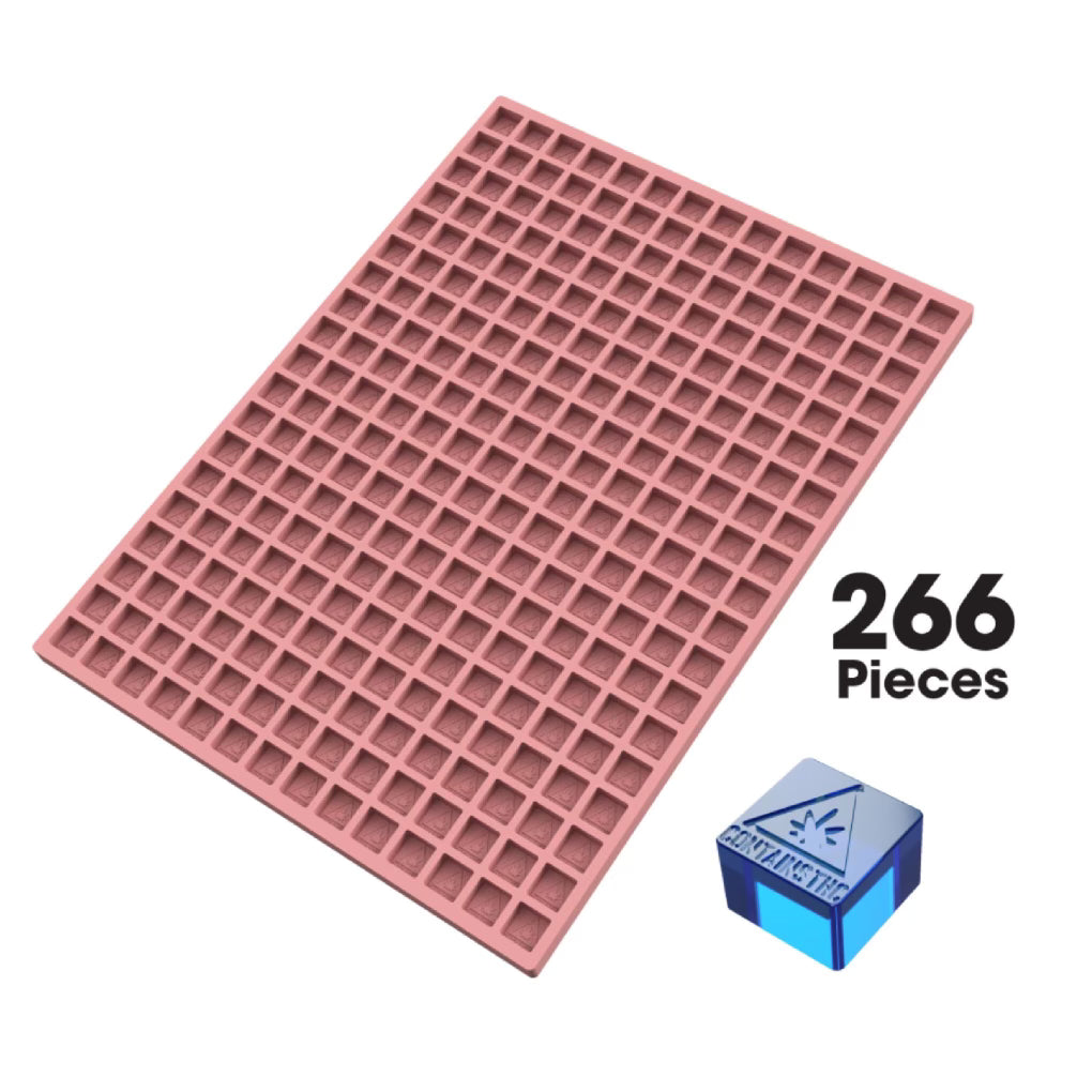 Cube Gummy Edible Mold | MASSACHUSETTES THC Symbol | 2.1 mL | Silicone