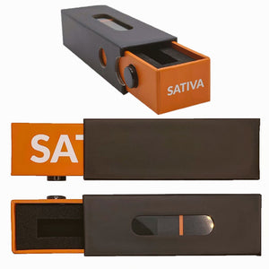 SATIVA | Child Resistant | 510 Cartridge Box Packaging | .5-1mL