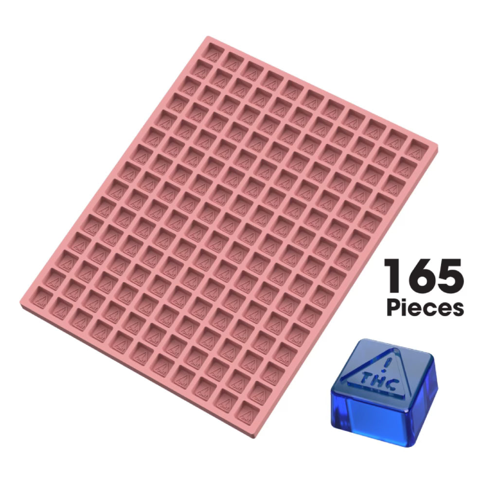 Cube Gummy Edible Mold | NEVADA THC Symbol | 4 mL | Silicone