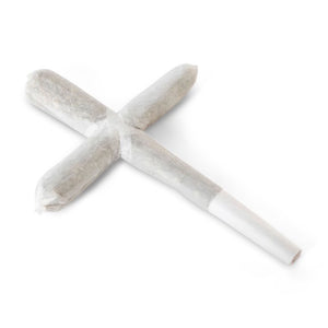 Cross Joint | Refined White | 109mm Pre-Roll Cone | 3 Gram Kingsize