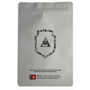 TRAPOLOGY | 28g Mylar Bags | Resealable oz. Barrier Bag Packaging 28 Gram