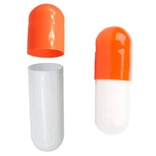 Load image into Gallery viewer, ORANGE/WHITE 00 Gel Capsules | Microdose | M