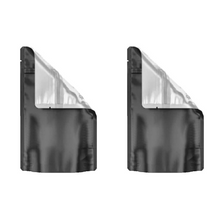 Load image into Gallery viewer, MATTE BLACK/CLEAR Disposable Vape Bags | Tamper-Evident | 3.25&quot; x 5&quot;