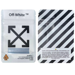 ***MISPRINT CLEARANCE | OFF | 3.5g Mylar Bags | Resealable 8th Barrier Bag Packaging 3.5 Gram