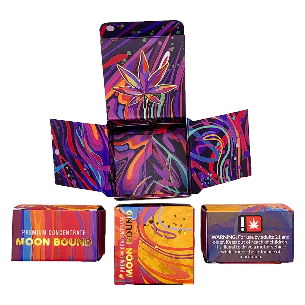 MOON BOUND | Concentrate Container Box | Jar Packaging 5mL-7mL ...