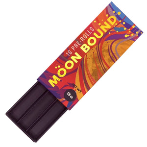 MOON BOUND | Pre-Roll 109mm Packaging | 109mm 3 Pack Boxes | Child Resistant