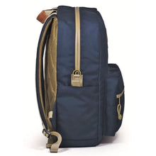 Load image into Gallery viewer, NAVY BLUE Smell Proof Book Bag | Carbon Lined | Insert Included