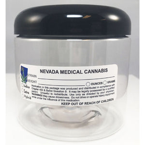 NEVADA Cannabis State Warning Label | Strain Label | 3“ x 1“ | 500 Stickers